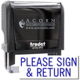 thumbnail image 1 of Large Self-Inking Please Sign Return Stamp, Trodat Printy 4913, Press and Print Stamping, Impression Size 7/8" x 2-1/4", Up to 10,000 Impressions - Blue Ink, 1 of 10