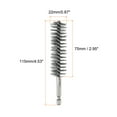 thumbnail image 2 of Unique Bargains 5Pcs Bore Brush Stainless Steel 22mm Dia Cleaning Wire Brush Tube Pipe Cleaner with Handle 1/4 Inch Hex Shank, 2 of 6