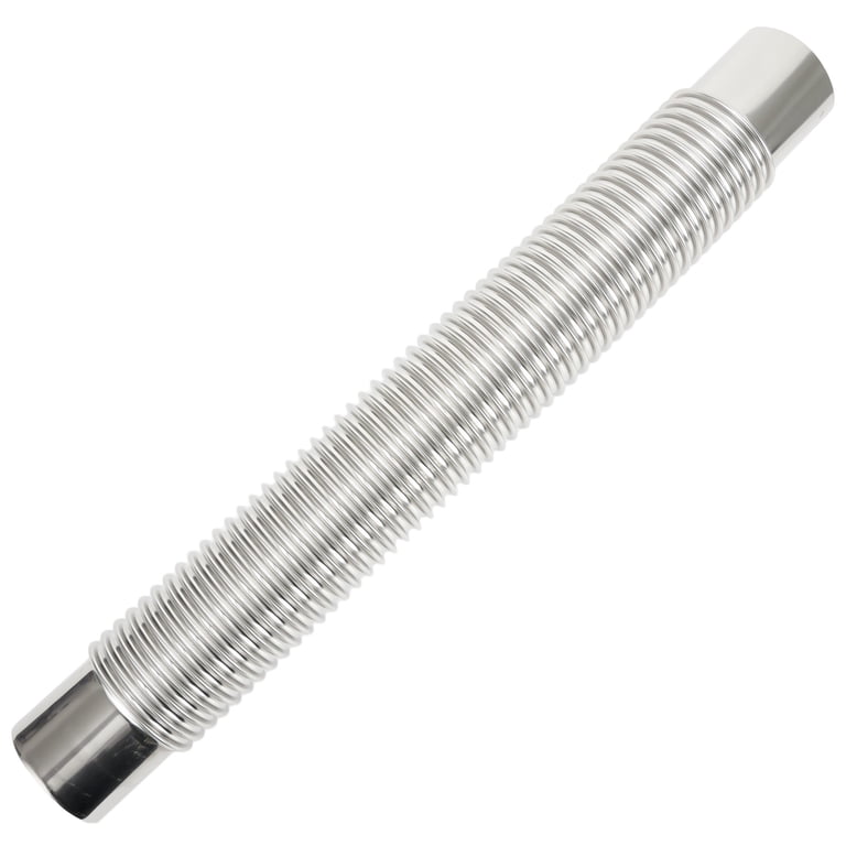 50cm X 6cm Stainless Steel Wood Stove Pipe – 90° Bendable Flue Extension For Camping Tents, Pellet Stoves & Water Heater Vents