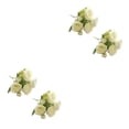 thumbnail image 2 of Inteprter 2x decoración de flores artificiales para interiores y exteriores, elija con ramo de tela de alta y durabilidad blanco blanco 2Conjunto, 2 of 6