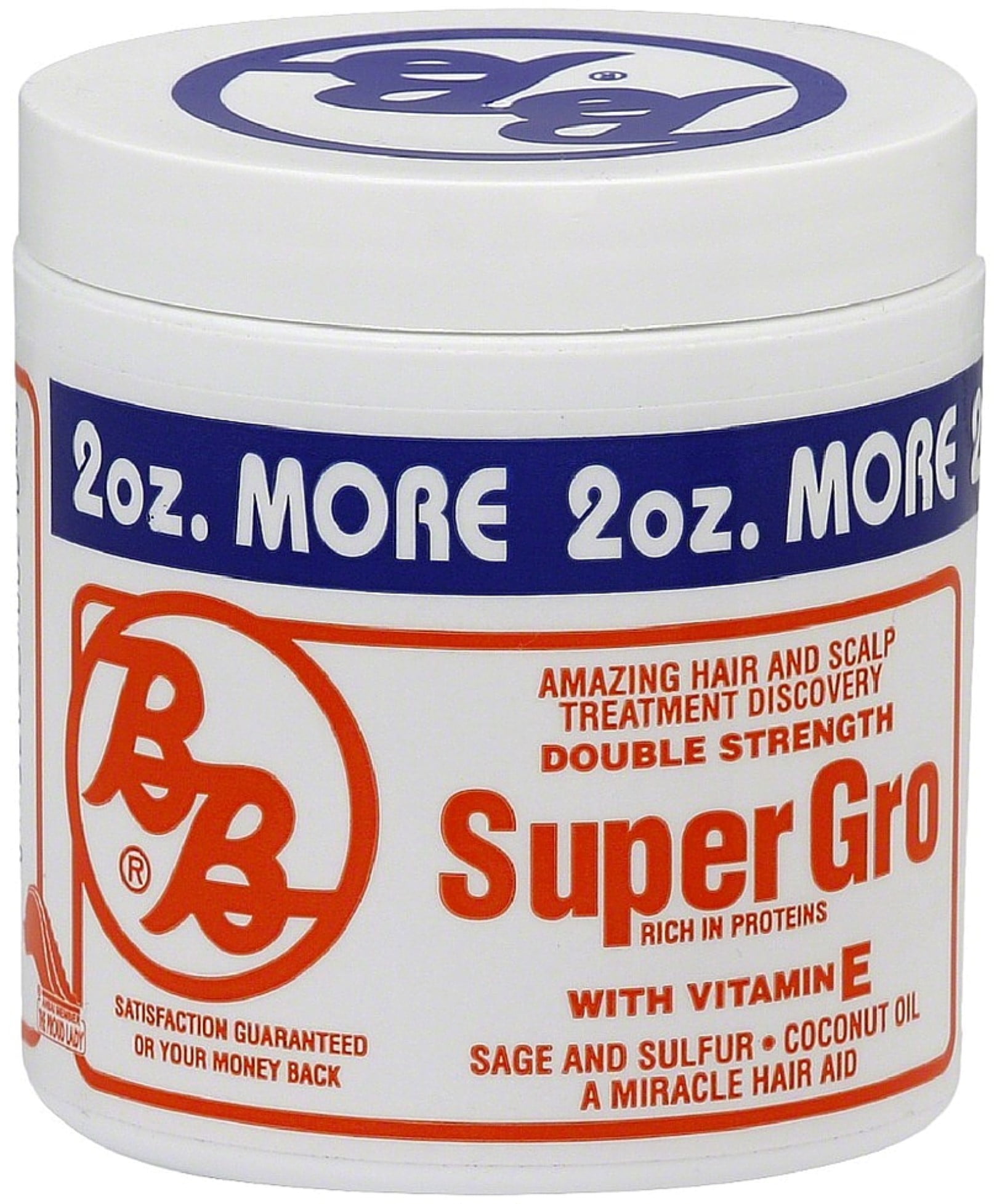 Bronner Brothers Double Strength Super Gro with Vitamin E 6 oz (Pack of