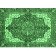 thumbnail image 1 of Ahgly Company Indoor Rectangle Persian Emerald Green Traditional Area Rugs, 2' x 5', 1 of 4