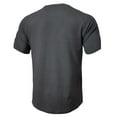 thumbnail image 3 of Generic Men's Muscle Slim Henley Shirts Crewneck Longline T-Shirt Gym Workout Athletic Shirt Tees with Button, 3 of 3