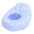 thumbnail image 1 of Sillón Inflable De PVC, Sofá Inflable Portátil Ergonómico, Sofá De Aire Inflable Para El Hogar, Camping, Patrón De Línea Azul, 1 of 7