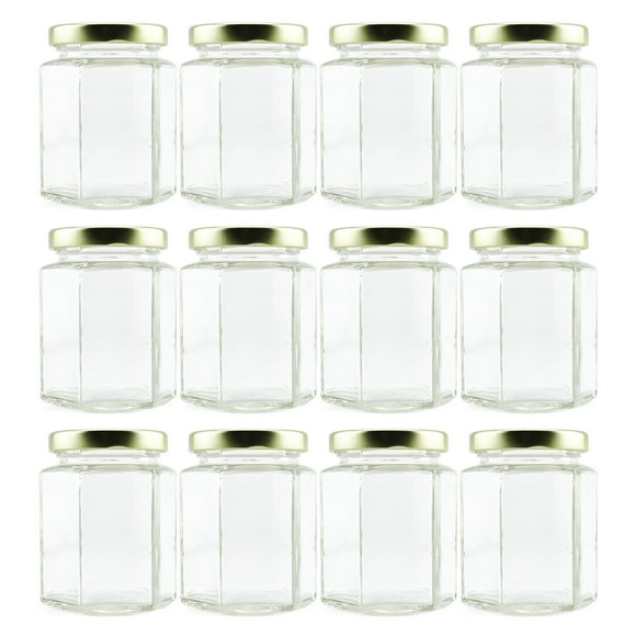 12 Oz Glass Jars Lids