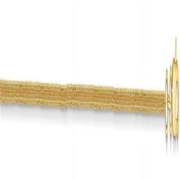 Primal Gold 10 Karat Yellow Gold 1mm 18-inch Spiga Chain