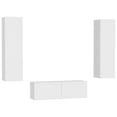 thumbnail image 5 of vidaXL TV Cabinet Set 3 Piece Chipboard Hifi Stereo Multi Colors 31.5"/39.4", 5 of 18