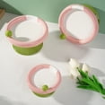 thumbnail image 3 of Fairela Elevated Ceramic Cat Bowl,Anti-Slip Raised Pet Feeder with Ice Cream Style Design,Pink, 3 of 8