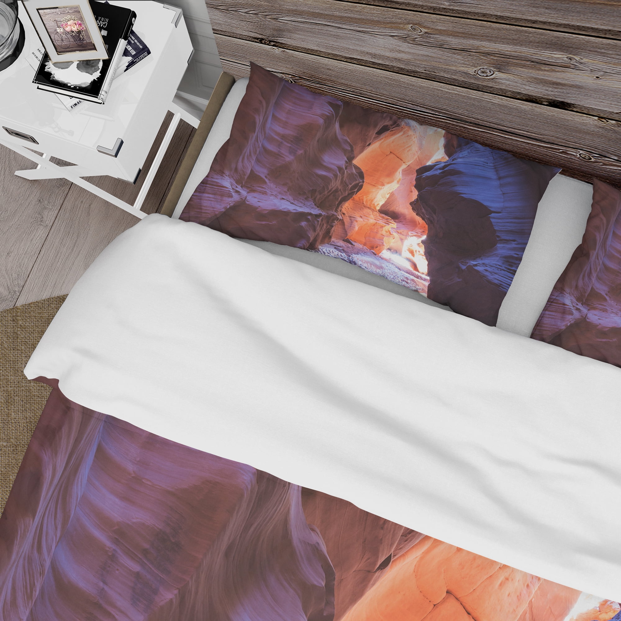 Designart 'Happy Canyon fantastic scene' Canyon Photography Duvet Cover Set