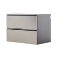 thumbnail image 2 of Osy Wall Mounted Garage Utility Cabinet, 2 Sliding Drawers, Gray, Chrome, 2 of 2