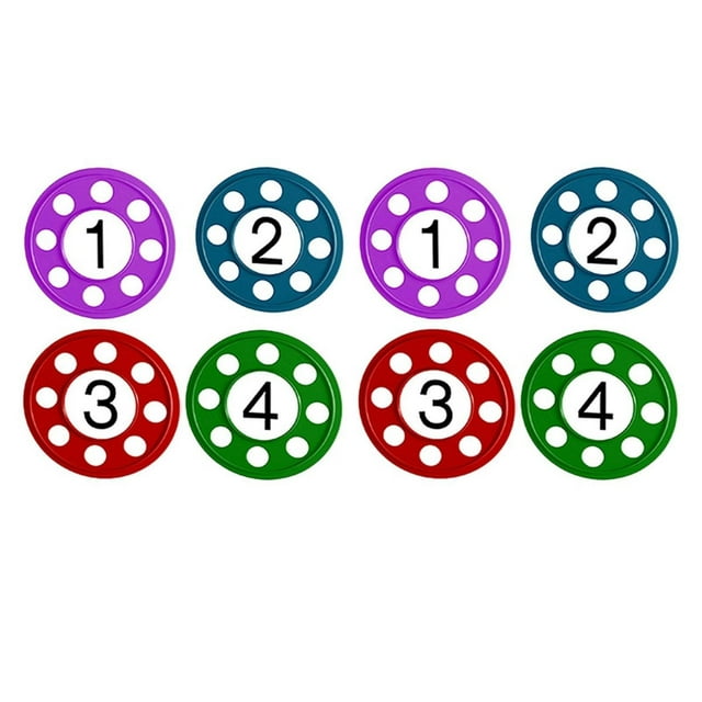 Miangastore 16pcs Summer Pool Diving Discs: Underwater Training Swimming Pool Games Diving Discs - Summer Swimming Practice Toys with Number