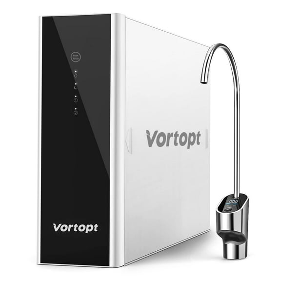 Vortopt DR2-White-1000GPD Reverse Osmosis Water Filtration System, Reduce TDS, 3:1 Pure to Drain