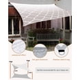 thumbnail image 5 of Sun Shade Sail 8x10Ft Beige Gradient Retro Morocco Pattern Uv Block Sunshade Canopy Outdoor Shade Cover Rectangle Shade Cloth For Patio Garden Yard Deck Pergola, 5 of 6