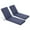 Dark blue, variant on Aoodor Outdoor Lounger Cushion 72''L x 21''W x 3"H Chair Seat Cushion - Set of 2