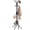 BROWN, variant on Metal Coat Rack, Freestanding Coat Tree & Hall Tree with 15 Hooks, Sturdy Coat Rack Stand and Hat Rack, Coat Hanger for Entryway, Bedroom, Office for Jackets, Hats, Bags,Brown