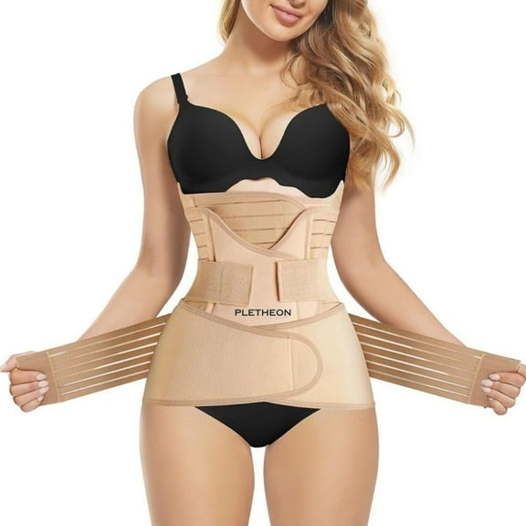 3 in 1 Postpartum Belly Band Post Pregnancy Abdominal Belt for Women After Birth Belly/Waist/Pelvis Wrap Postnatal Shapewear