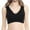 Black, variant on SCSAlgin Women's Daily Push Up Bras No Underwire High Support Full Coverage Bra Easy Close Comfy Sports Bras