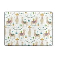 thumbnail image 7 of Area Rugs, Western Style Cute Alpaca Cactus Washable Large Rugs for Living Room Bedroom Dining Room, Non-Slip Soft Fuzzy Indoor Rug Carpet Floor Mats for Entryway Premium Home Decor 80x58in, 7 of 7