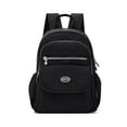 thumbnail image 2 of Deago Mini Nylon Backpacks for Women Men Casual Lightweight Small Waterproof Backpack Purses Travel Daypack (Black), 2 of 10