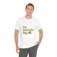 thumbnail image 2 of Big Dill T-shirt Unisex, Funny Pickle Lover Short Sleeve Meme Tee, White, Medium, 2 of 9