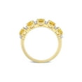 thumbnail image 3 of 1.30 Carat (Ctw) Citrine Band Ring in Yellow Plated Sterling Silver for Women, 3 of 6