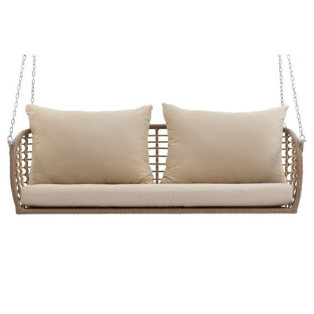 Bali Wicker - Belham Living Bali All Weather Wicker Porch Swing