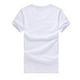 Mefallenssiah Men'S Short Sleeve Men Fashion Summer Printing Tees Shirt Short Sleeve T Shirt Casual Blouse top White - image 3 of 3