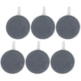thumbnail image 2 of 6pcs Aquarium Air Stone Fish Tank Round Bubble Release Air Stone for Pond, 2 of 8