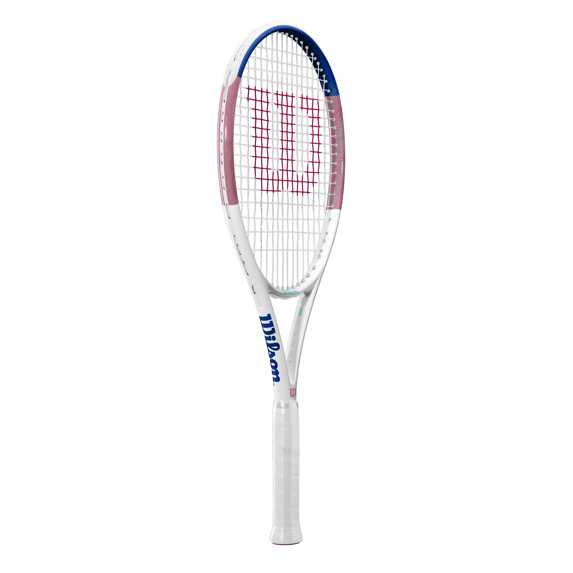 Wilson Allure Pre-Strung Tennis Racket - Grip Size 2 - 4 1/4"