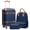 Blue, variant on Coolife Luggage Set 3 Piece Suitcase Set Carry On Luggage PC Hardside Luggage TSA Lock Spinner Wheels Telescopic Handle