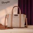 thumbnail image 6 of Wrangler Color Block Tote Bag for Women - Stylish Large Shoulder Purse and Handbag, Tan, 6 of 7