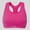 Magenta, variant on Zensah Seamless Running Sport Bra-Small/Medium Pink