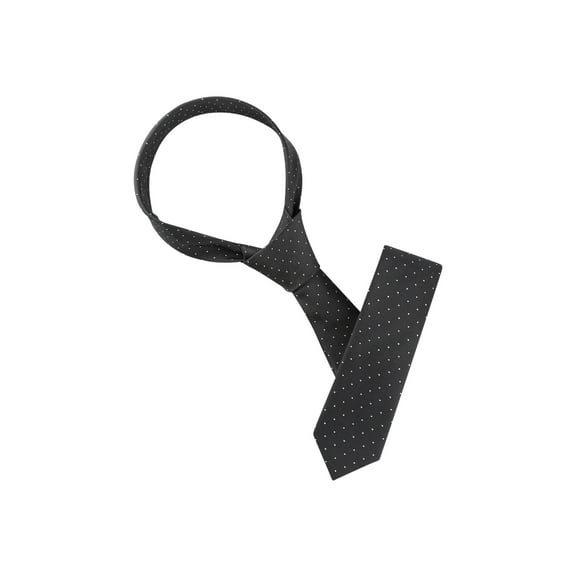 INSPIRE CHIC Men's Polka Dots Casual Narrow Slim Ties Self Tie Business Skinny Necktie Black One Size