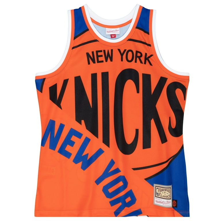 Men's Mitchell & Ness Blue New York Knicks Big Face 5.0 Fashion