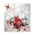thumbnail image 2 of Btomtd Christmas Themed Shower Curtain for Bathroom, Water Proof Shower Curtain Liner for Dry and Wet Separation, Warm Shading Shower Curtain for Holiday Season - 59.05"x70.86", C, 2 of 8