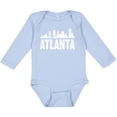 thumbnail image 3 of Inktastic Atlanta Skyline Grunge Boys or Girls Long Sleeve Baby Bodysuit, 3 of 5