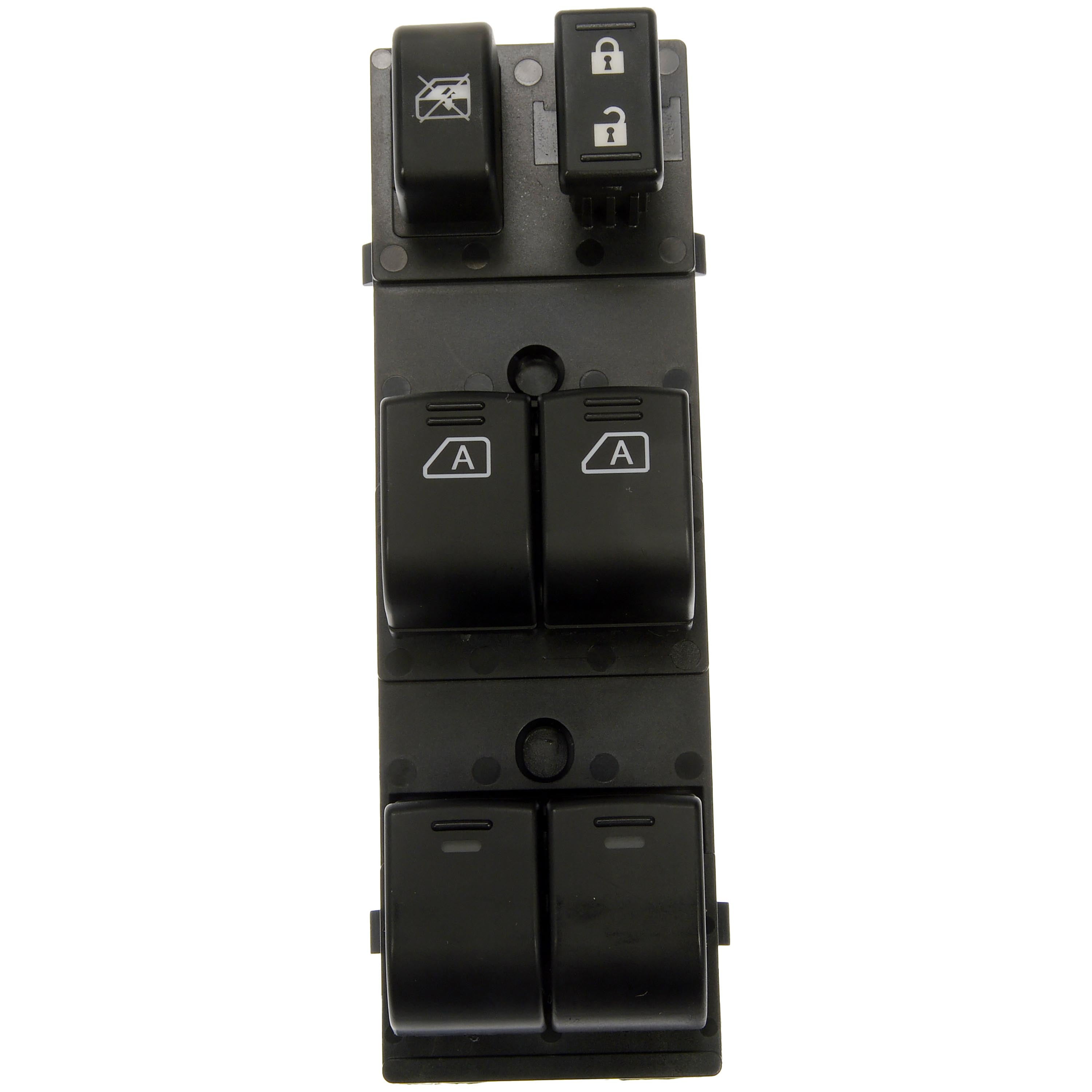 Dorman 901-877 Front Driver Side Power Window Switch - Front Left, 6 Button for Specific Nissan Models