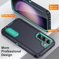 thumbnail image 2 of for Samsung Galaxy S23 Case, Samsung S23 Phone Case with Built in Kickstand, Shockproof/Dustproof/Drop Proof Military Grade Protective Cover for Galaxy S23 5G (Dark Blue/Aqua Blue), 2 of 16