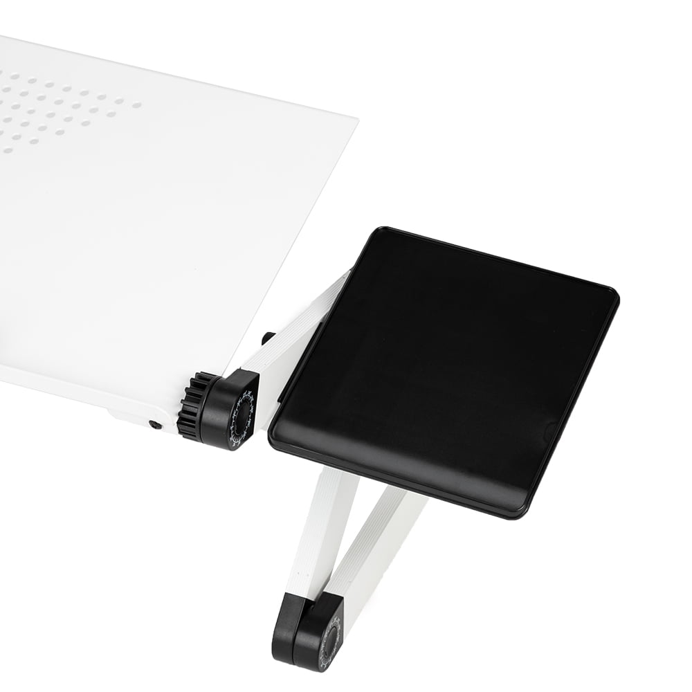 Kepooman 360 Degree Rotation Folding Table, Folding Computer Desk/Bed Tray, Adjustable Folding Laptop Protable Laptop Stand Desk Table, Portable Folding Table for Bed, White Kepooman 360 Degree Rotation Folding Table, Folding Computer Desk/Bed Tray, Adjustable Folding Laptop Protable Laptop Stand Desk Table, Portable Folding Table for Bed, White