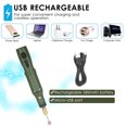 thumbnail image 2 of Graflsoa KKmoon USB-Powered Mini Rotary Tool with Variable Speed up to 15000 RPM, Compact Electric Engraver & Polisher, Green ABS Material, Includes Accessory Kit, 2 of 6