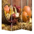 thumbnail image 4 of 3 Panel Foldable Canvas Screen with Vegetable Still Print in Multicolor, 4 of 5