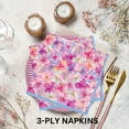 thumbnail image 6 of Keep Unique Everyday Napkins, Decorated Floral Lunch Napkins, Assorted Color, 20/Pack, 6 of 6