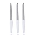 thumbnail image 1 of 3 pcs Anti-Slip Stainless Steel Nail Files - Double Sided Nail Filer for Women, Men, and Girls - Perfect Gift for Nail Care Enthusiasts, 1 of 4