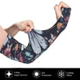 thumbnail image 3 of Fotbe Flowers ad Butterflies UV Sun Protection Arm Sleeves - Tattoo Cover Up - Basketball Arm Sleeve UPF 50 Cooling for Men Women, 3 of 8