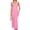 Pink, variant on AJZIOJIRO Women Summer V-Neck Dress Sleeveless Casual Solid Color Sundress Straps Swing Dresses for Women S-XL