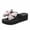Pink, variant on Bohemian Style Sandals for Women Chunky-Heel Bow-Tie Flip-Flops Summer Fashion Casual Beach Flat Sandals