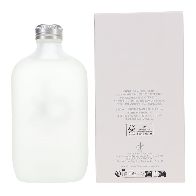 Calvin Klein, Ck One Eau de Toilette, Unisex, 6.7 Oz - Walmart.com