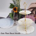 thumbnail image 2 of Soporte Placa Pastel Mango Aleación Zinc 3 Niveles Corona, 2 of 9