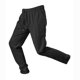 thumbnail image 5 of Pantalones largos para hombre, lisos, a la moda, informales, con bolsillos, cintura elástica, deportivos, largos, de poliéster., 5 of 6