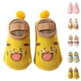 thumbnail image 2 of Eashery Baby Socks Shoes Canvas High-Top Ankle Sneakers for First Walkers Baby Boy Slip-On Sneakers Wide Toddler Shoes (Pink,6), 2 of 5